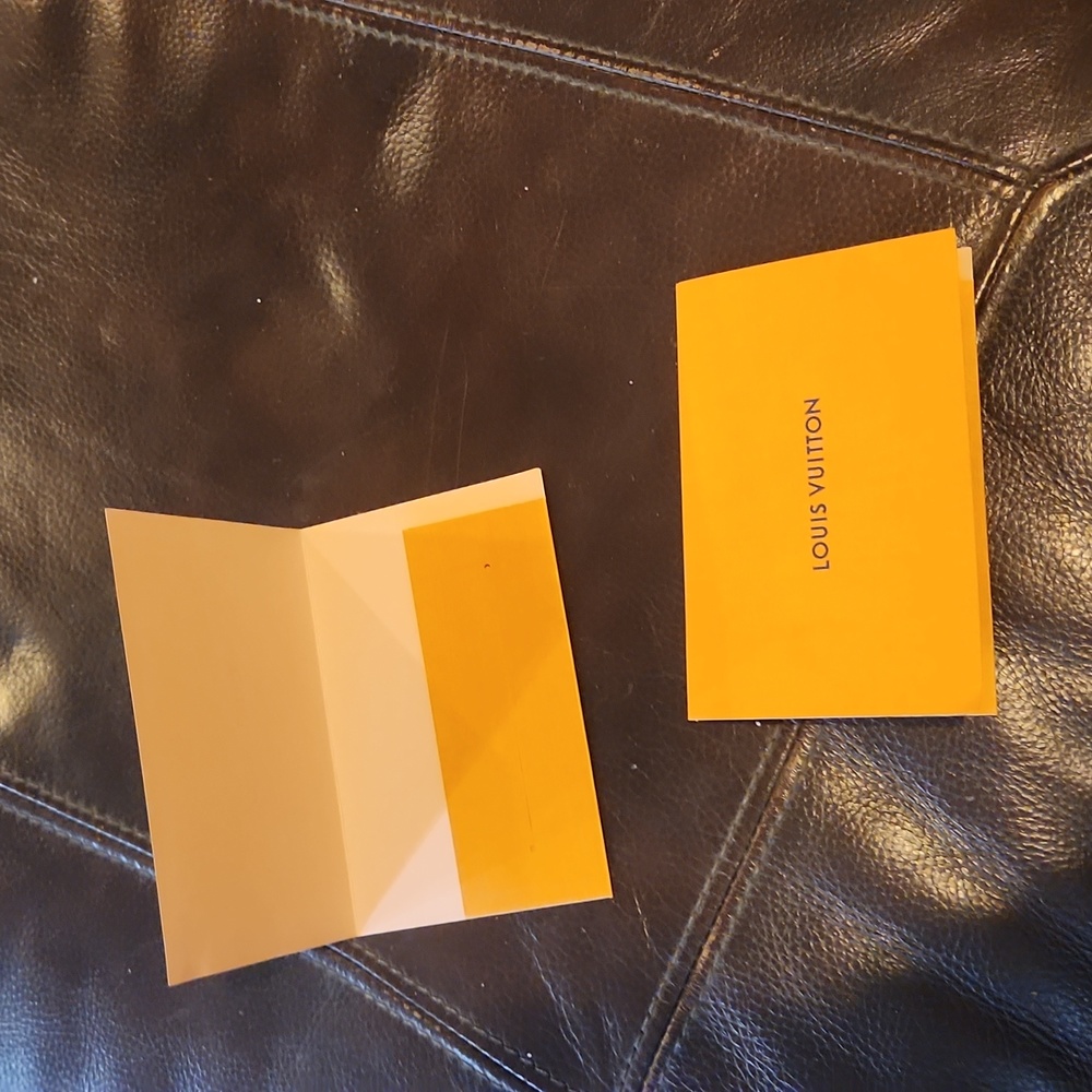 Louis Vuitton Receipt/note cards